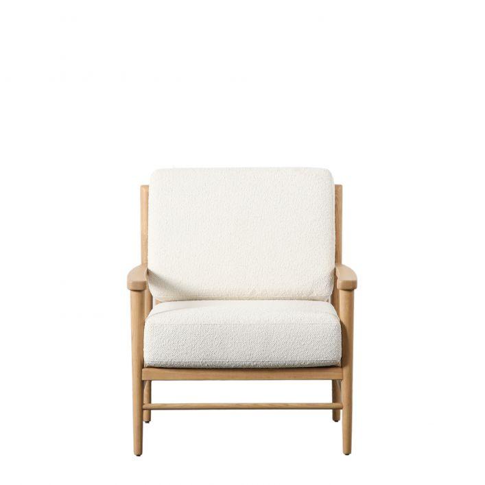 Odesa Armchair Cream (w)700mm x (d)780mm x (h)850mm | Steeple Design